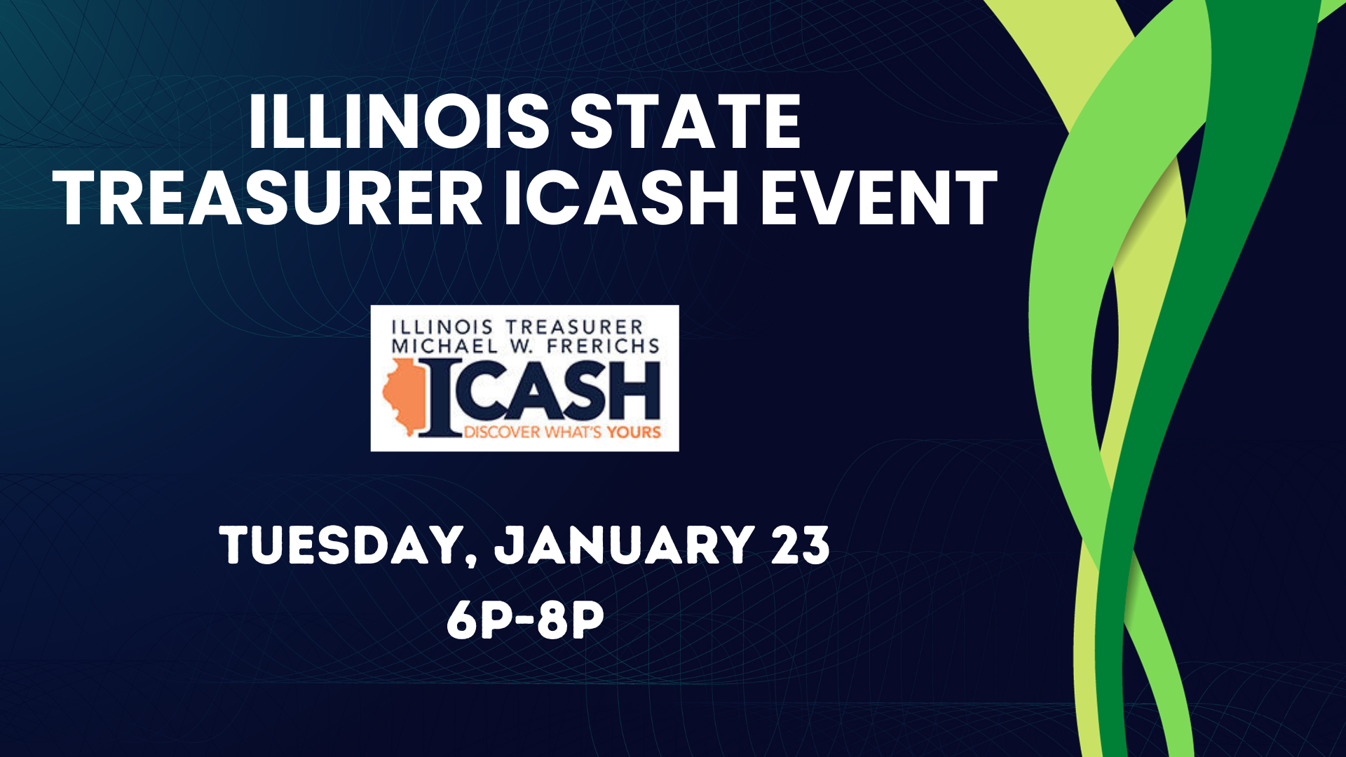 Illinois State Treasurer iCash Event Palos Heights Public Library